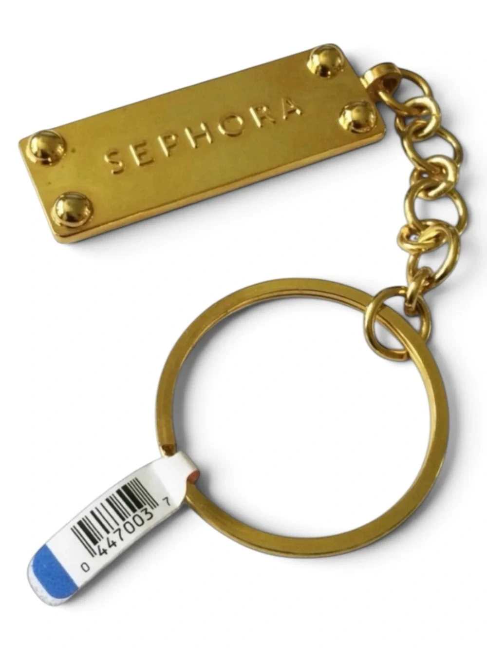 SEPHORA Gold Logo Keychain Bag Charm NWT